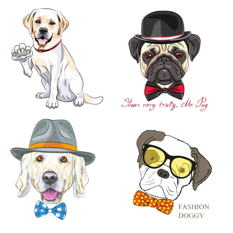 Наклейки ZOTOONE для собак утюжок переводной одежды аксессуары сделай сам футболки