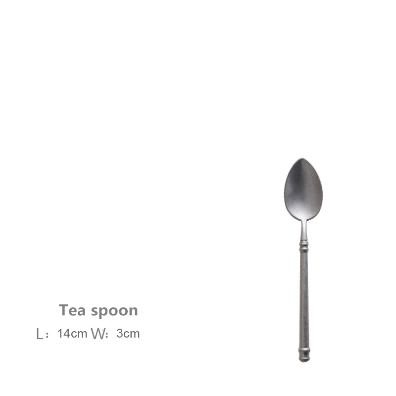 

Набор посуды из нержавеющей стали 304, красный ретро-нож и вилка, нож и ложка для стейка в западном стиле, набор скандинавской посуды