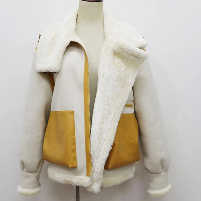 Женская кожаная куртка с меховой подкладкой A102 - купить по выгодной цене |