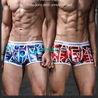 4 piece set new mens underwear modal summer thin antibacterial youth trend personality sports boxer briefs