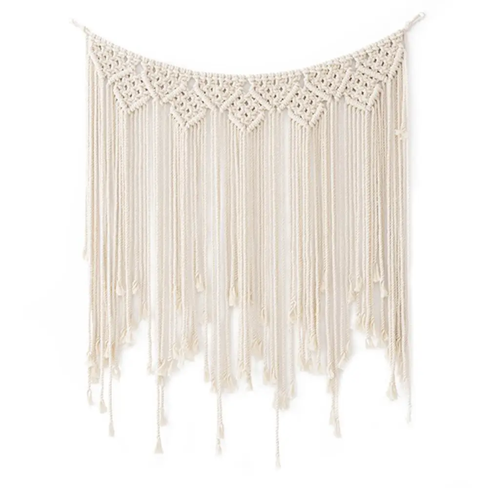 

Wall Hanging Woven Bohemian Comfortable Manual Beautiful Decoration Blanket Decor Economic Tapestry Wedding Tassel Banner