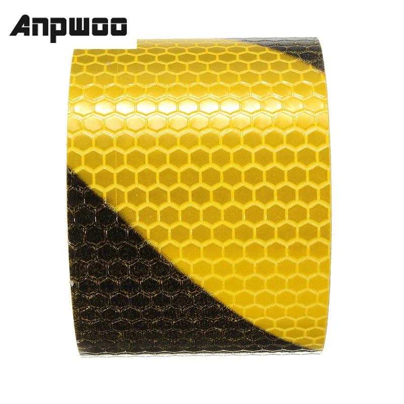 ANPWOO 2 &quotX10' 3 метра черный желтый Светоотражающая безопасная предупреждающая