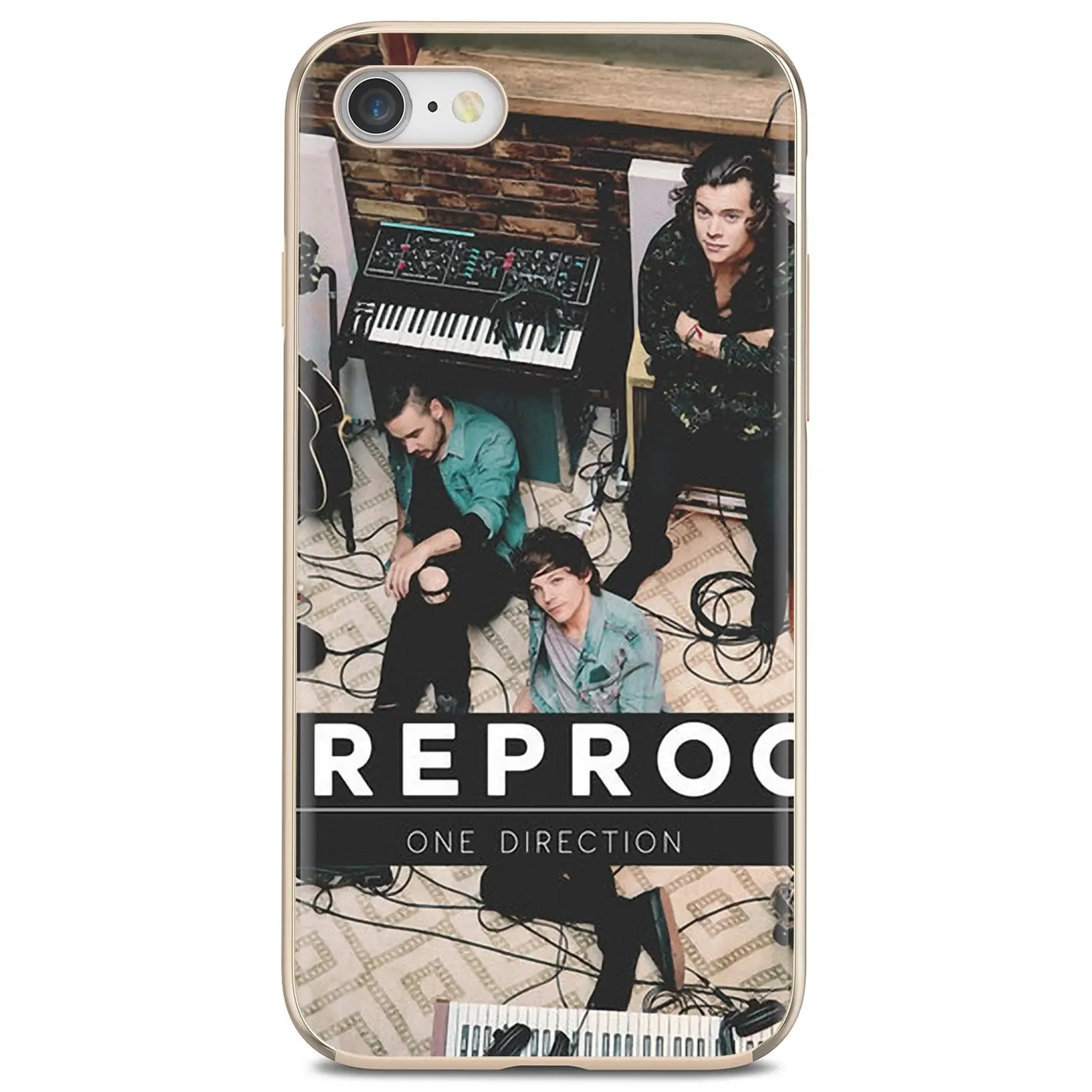 Мягкий силиконовый термополиуретановый чехол огнестойкие односторонние песни 1D