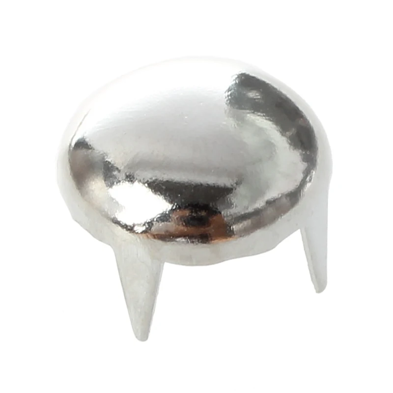 

200X Медь 8 мм Серебряный круглый конус с заклепками в стиле «панк» декоративная заклепка заклепки серебристого цвета