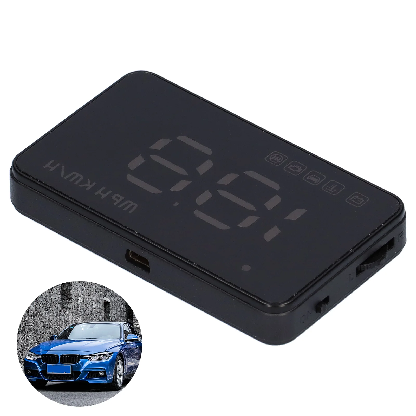 

Автомобильный проектор на лобовое стекло, многофункциональный проектор высокой четкости со светодиодный зящим ковриком, проекционный дис...