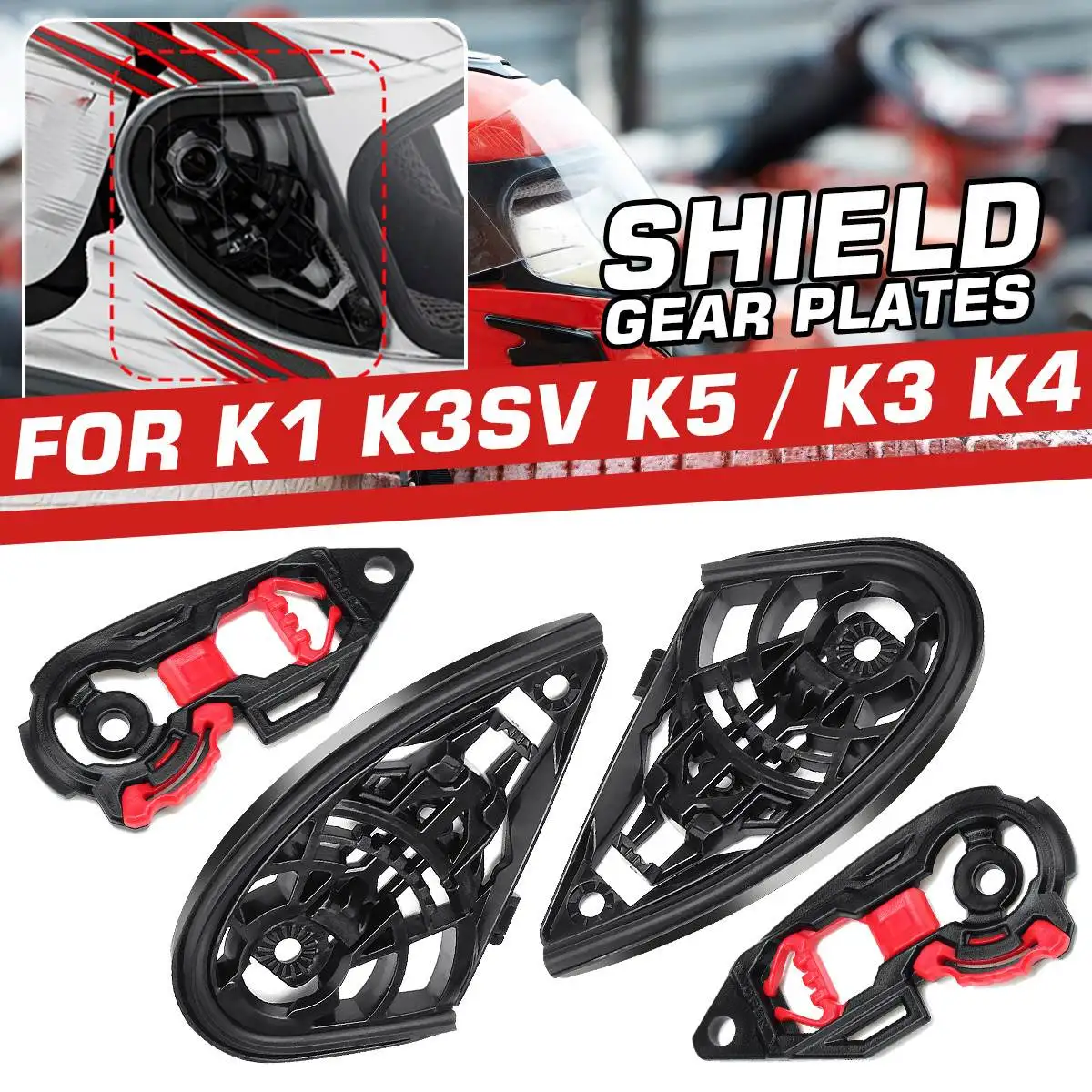 

Аксессуары для мотоциклетного шлема прочная пластина винты практичная Базовая линза козырек левый правый инструмент для K3 K4 K1 K3SV K5