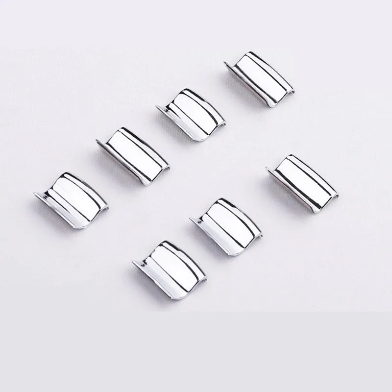 7 шт. хромированные наклейки на кнопки подъема стекла для Toyota VIOS ALTIS CAMRY RAV4 WISH Yaris