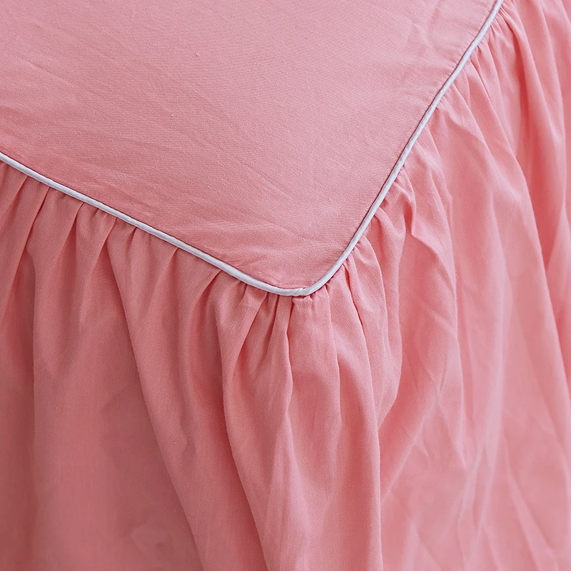 

Jacquard Lace Princess Bed Set Luxury Wedding Bedding Sets Queen King Bedlinen Boho Duvet Cover Set Girls Bedclothes Bed Skirt