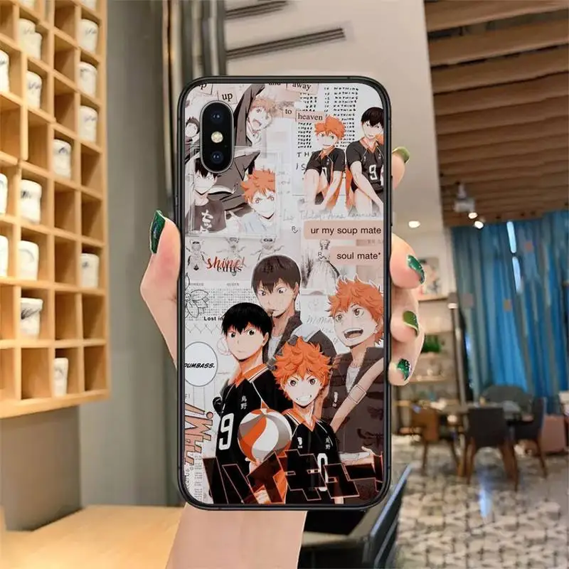 

Haikyuu Hinata Anime cartoon Phone Case For iphone 12 11 pro Max Mini 7 8 plus X XR XS SAMSUNG S 20 10 9 edge Plus A51 71