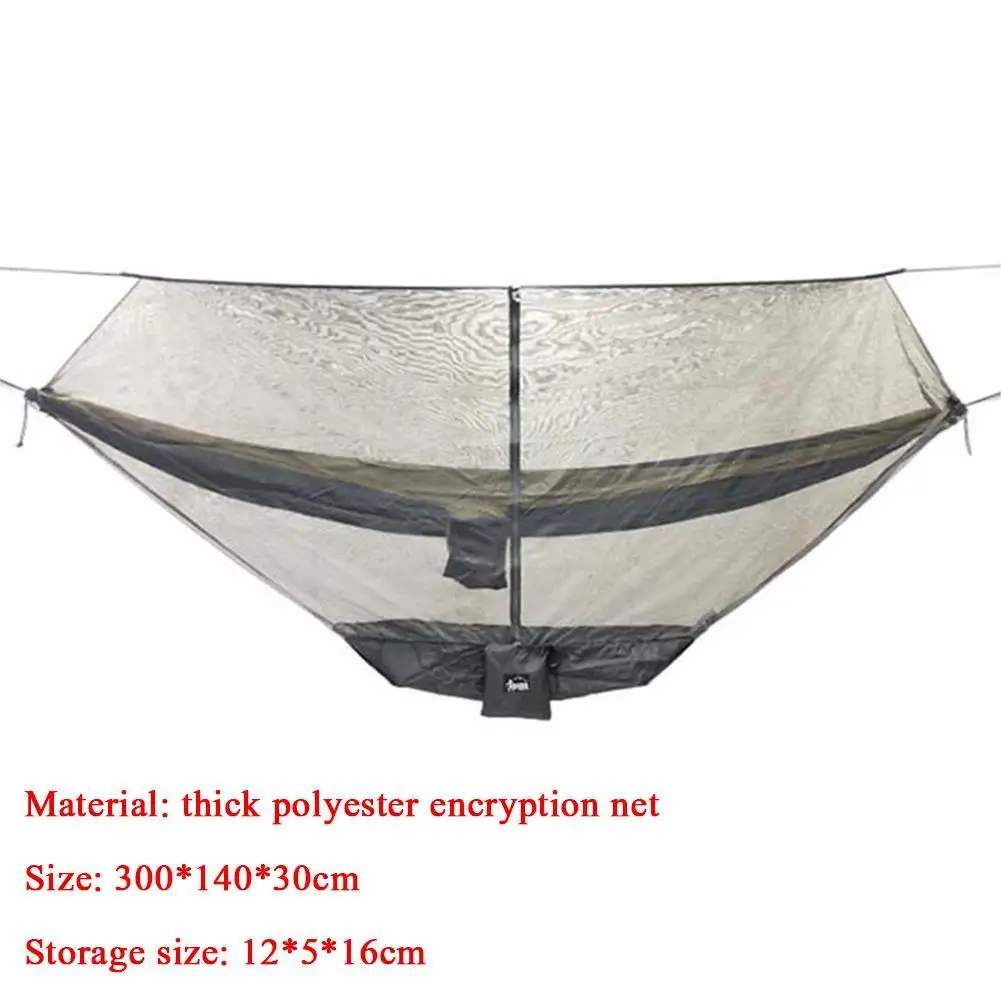 

Portable Nylon Parachute Hammock Mosquito Net Camping Survival Garden Hunting Leisure Travel Double Person Outdoor Mosquito Net