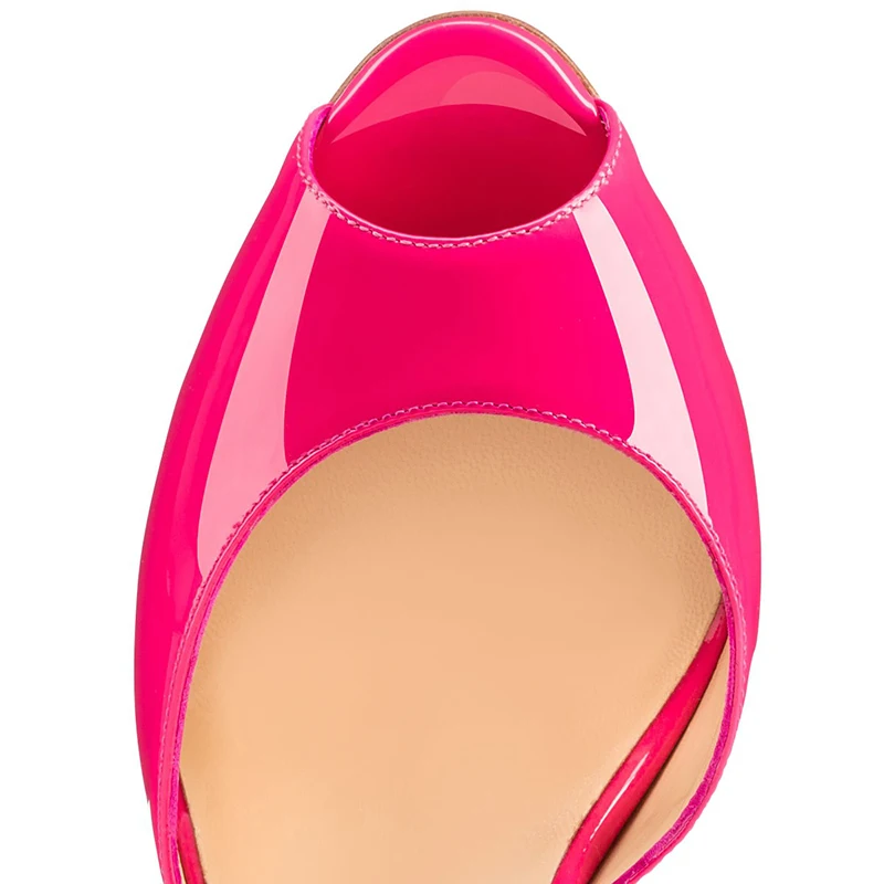 

Pumps Luxury Sandals Sexy Platform Clear Women Leather High Heels 8 10 12cm Pink Red Bottom Wedding Ladies Mules Party Shoes