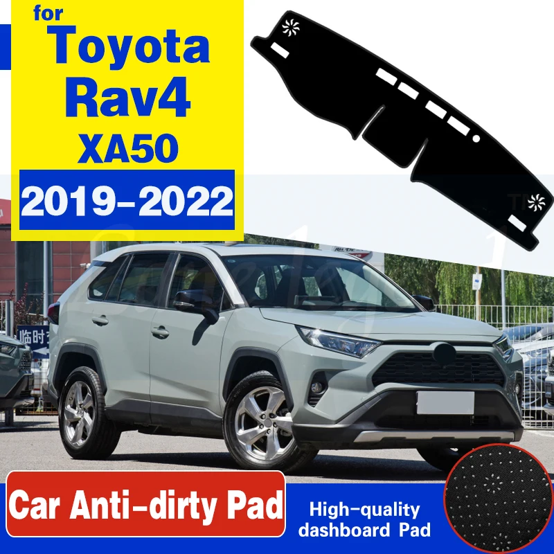 

For Toyota Rav4 XA50 2019 2020 RAV 4 XA 50 Anti-Slip Mat Dashboard Cover Pad Sunshade Dashmat Carpet Anti-UV Car Accessories Rug