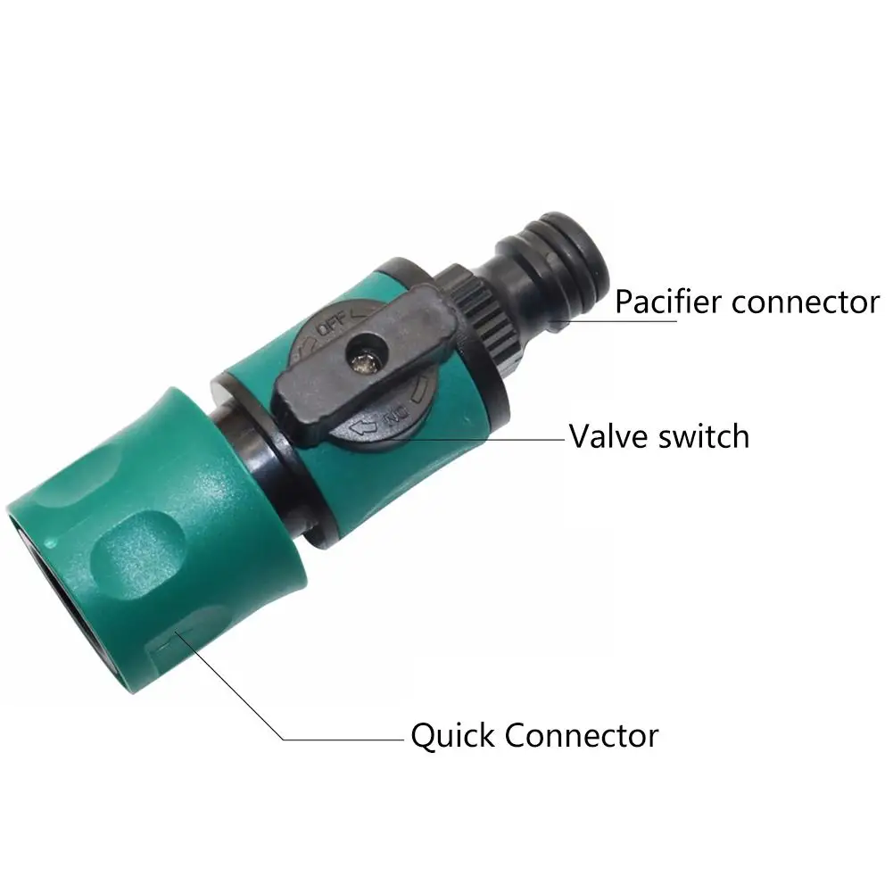 

1PC Plastic Valve Quick Nipple Hose Connector Home Garden Watering Agricultural Irrigation Garden Supplies
