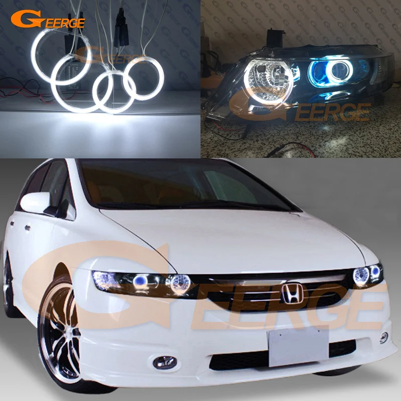 Для HONDA ODYSSEY RB1 RB2 2003 2008 ксеноновая фара отличная ультра яркая CCFL ангельские глазки