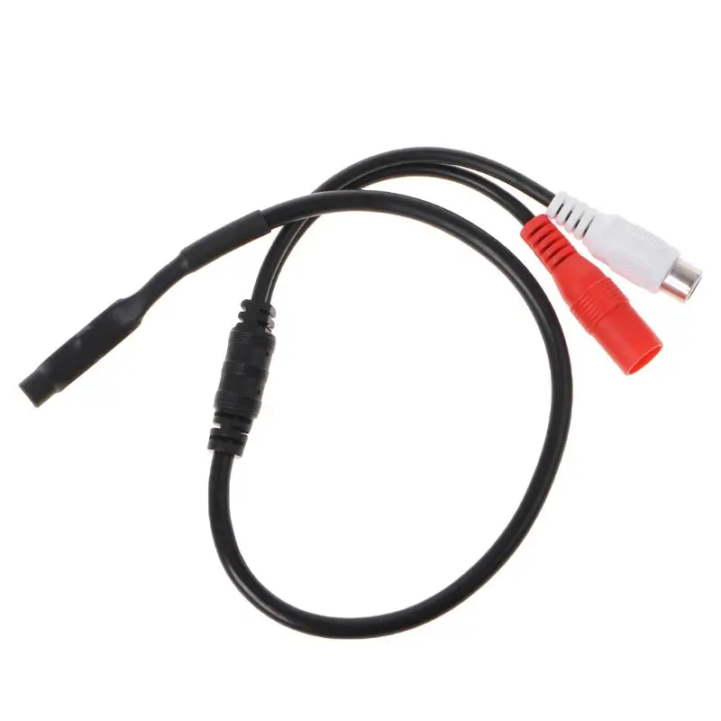 Новый микрофон чувствительный аудио кабель звукоснимателя для видеонаблюдения