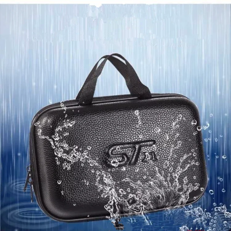 

Черная водонепроницаемая сумка из искусственной кожи для рыболовной катушки, катушка для спиннинга, специальная сумка для хранения, коробк...