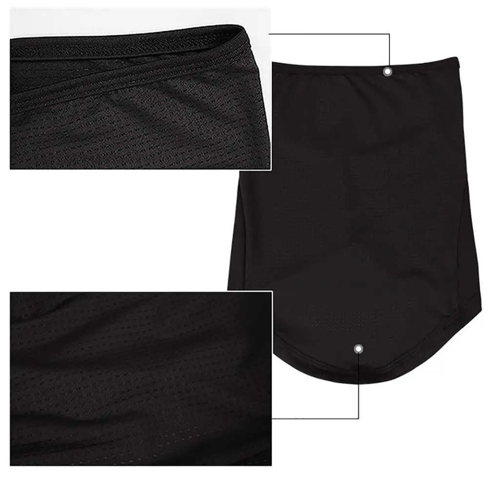 

Summer Face Mask Bandanas Ice Silk UV Protection Neck Gaiter Scarf Sunscreen Headwear Balaclava For Dust Outdoors Sports