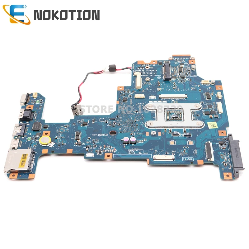 NOKOTION материнская плата для ноутбука Toshiba Satellite L670 L675 K000103760 NALAA LA-6041P REV 1,0 основная плата HM55 DDR3 Бесплатный процессор
