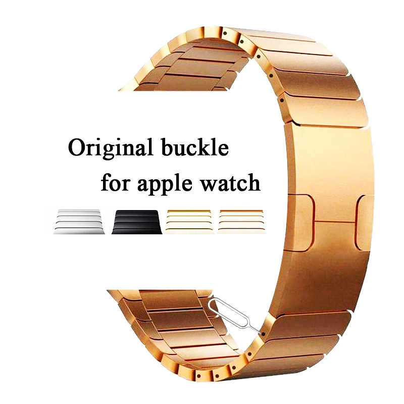 Ремешок из нержавеющей стали для apple watch, ремешок 42 мм, 38 мм, версия apple watch band 44 мм 40 мм наручных часов iwatch, ремешок 44 мм, 42 мм, 5/4/3/2/1 металлический браслет