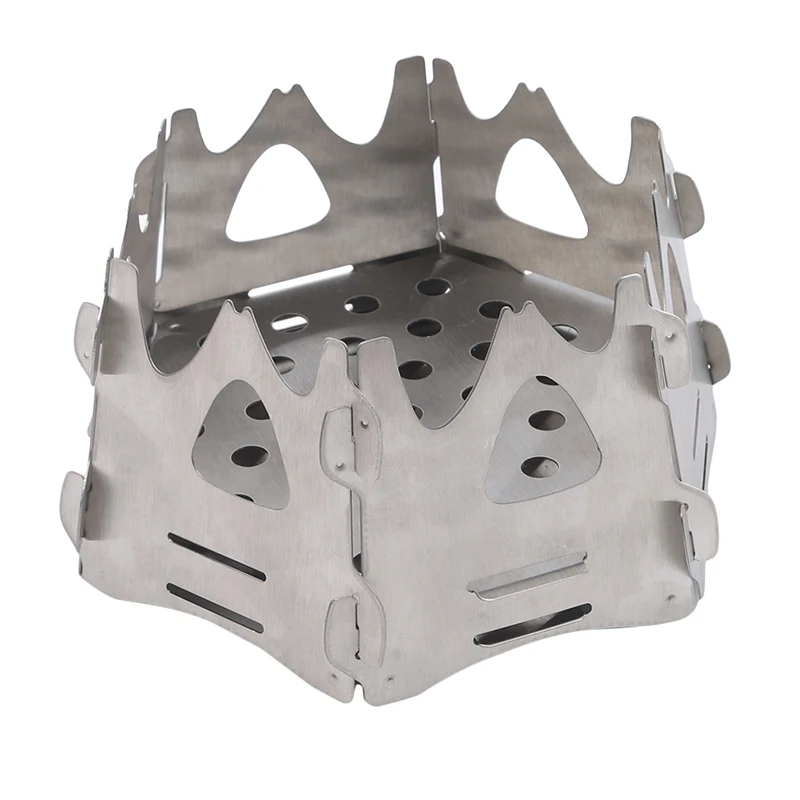 Открытый портативный складной легкий дровяной Кемпинг печи деревянная плита