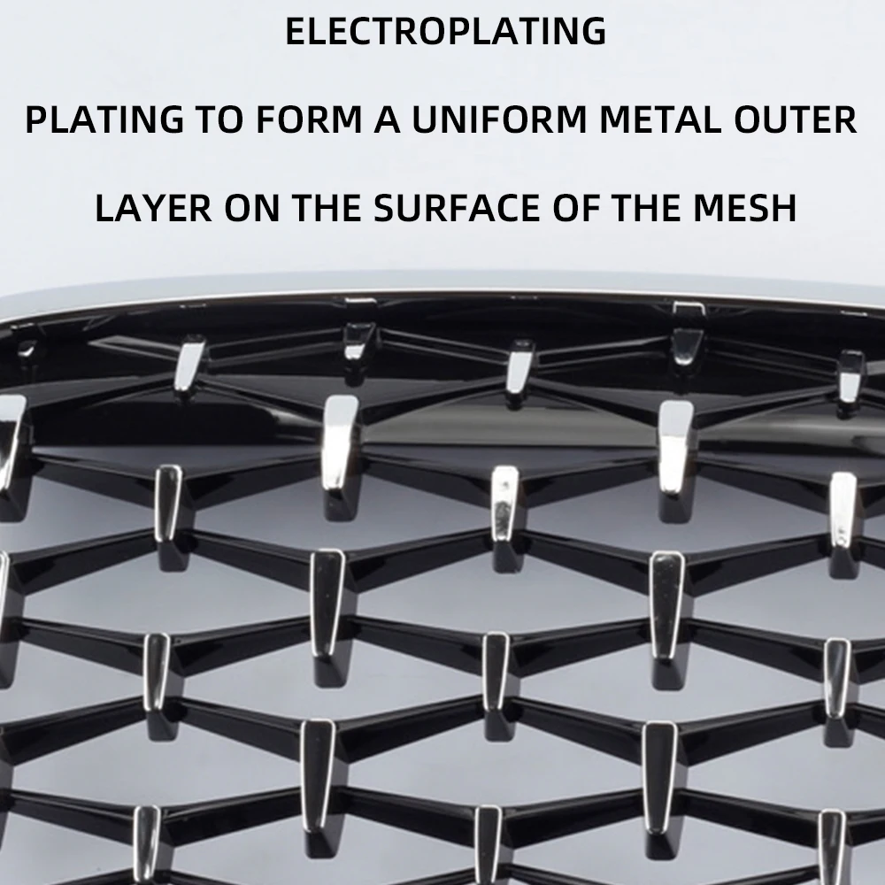 Авто передний бампер Гриль Алмазная ножка решетка Метеор стиль для BMW X5 X6 E70 E71 2006