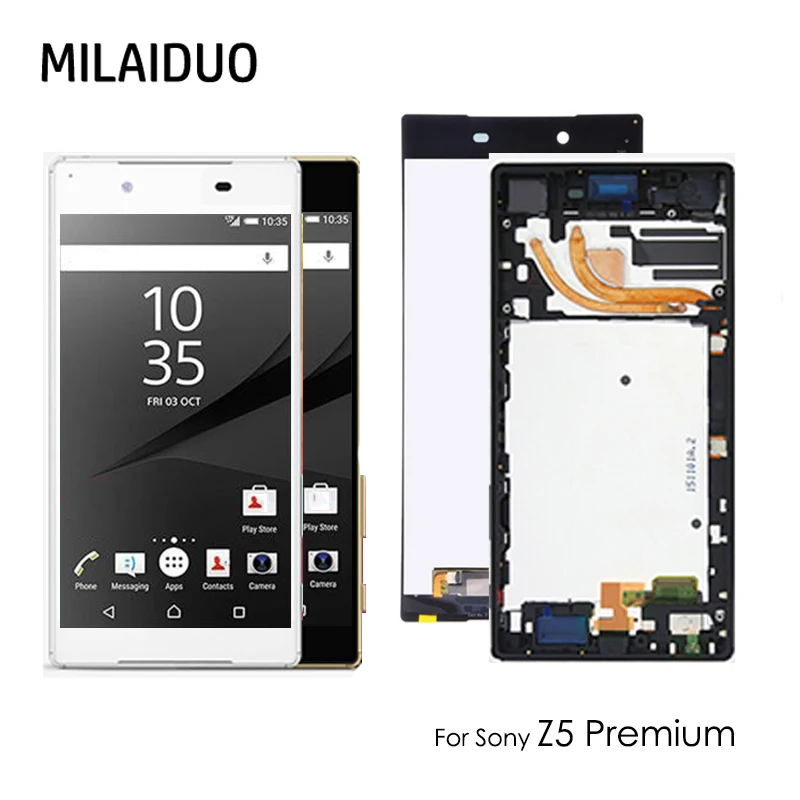 

5,5 ''ЖК-дисплей для SONY Xperia Z5 Premium E6853 E6883 сенсорный экран дигитайзер Сенсорная панель в сборе Z5P ЖК-сменный блок