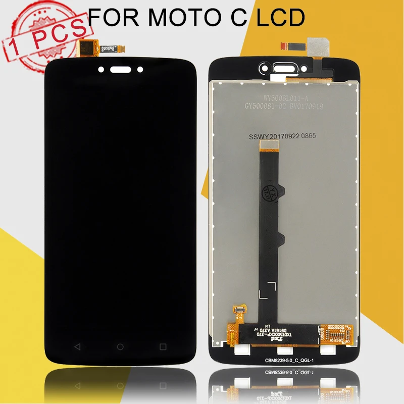 Dinamico для MotoRola MOTO C дисплей с сенсорным экраном Замена XT1750 LCD XT1755 XT1754 дигитайзер