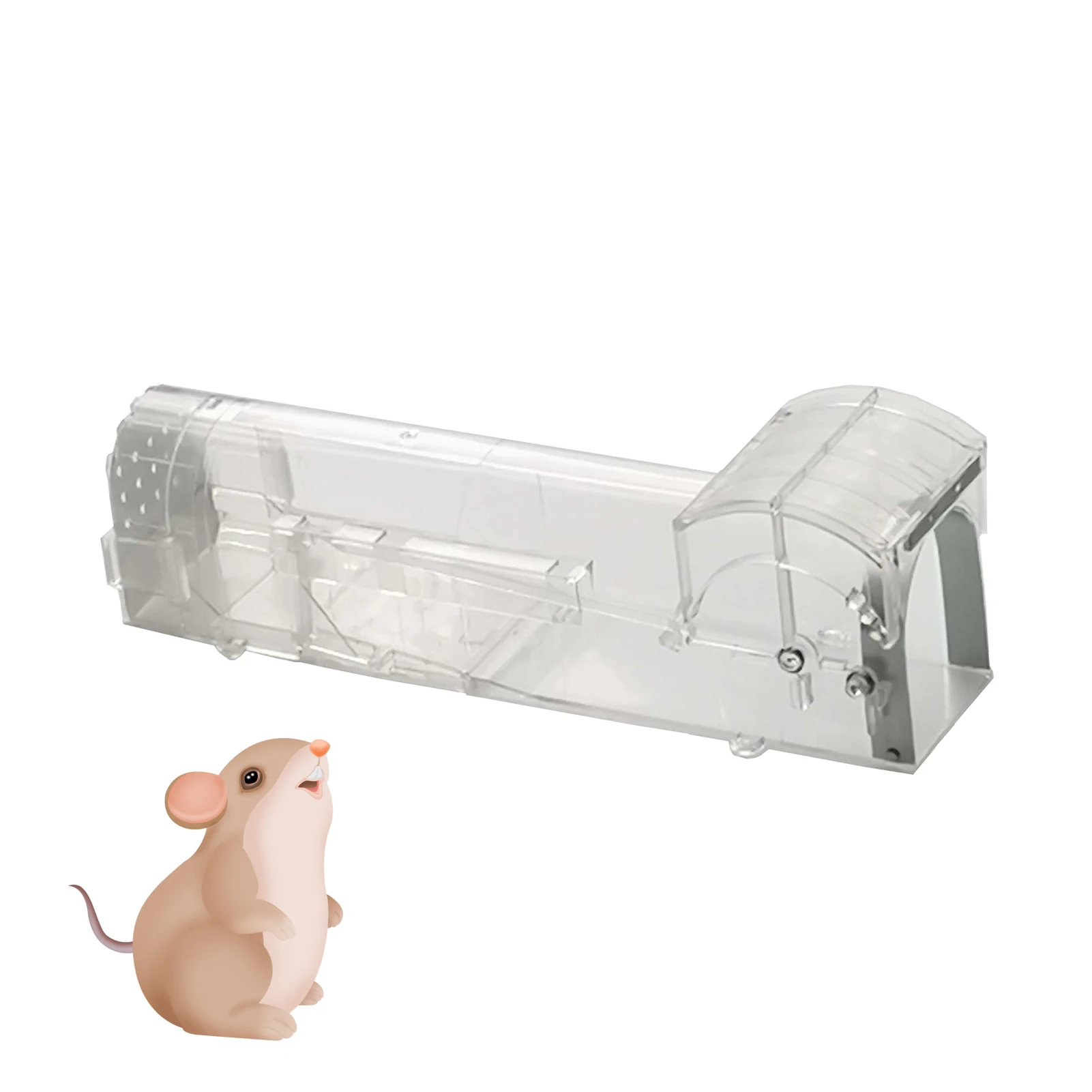 

Ловушка для мыши увеличенная многоразовая, умная мышь и ловушка для грызунов, маленькая искусственная мышь для дома, гаража