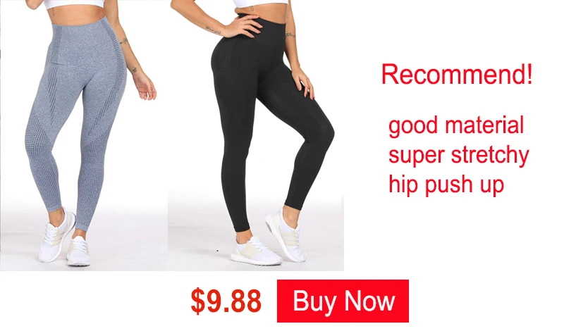 LANTECH Women Yoga Pants Sports Running Sportswear Stretchy Fitness Leggings Seamless Tummy Control Gym Compression Tights Pants