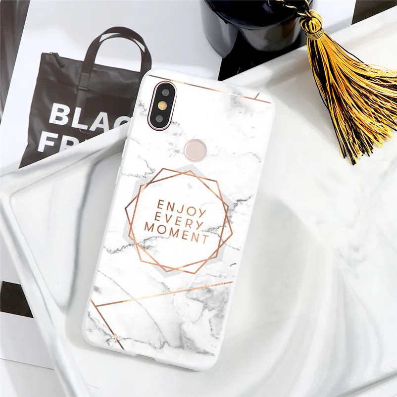 dlsENJOY Мраморный чехол для Xiao mi Red mi Note 7 5A 5 6 8 Pro 6A 7A Plus mi A3 A1 A2 8 9 Lite SE 9T F1 CC9 CC9e TPU Белый матовый чехол Funda - Цвет: dlsENJOY