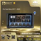 EKIY T7 QLED DSP Android 10 автомобильное радио для Seat Ibiza 2017 - 2020 мультимедийный плеер Carplay Navi No 2din магнитофон головное устройство