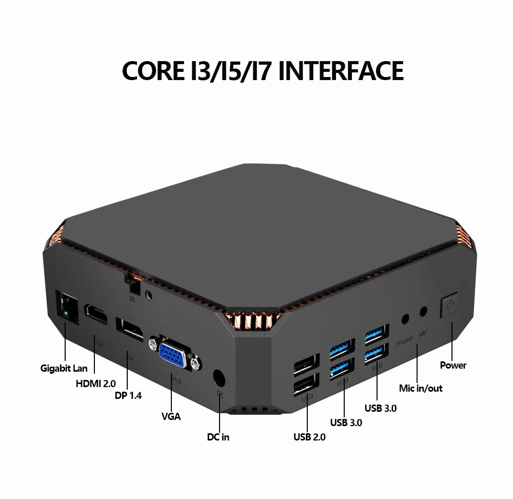 Мини ПК kitreey CK2 Intel Quad Core i5 7200u i7 7500u настольный игровой компьютер с поддержкой Windows