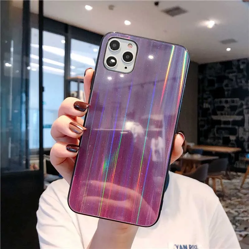 Стеклянный чехол для iPhone 11 Pro X XS Max 6 7 6S 8 Plus XR | Мобильные телефоны и аксессуары