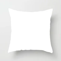 blank cushion cover white pillow case