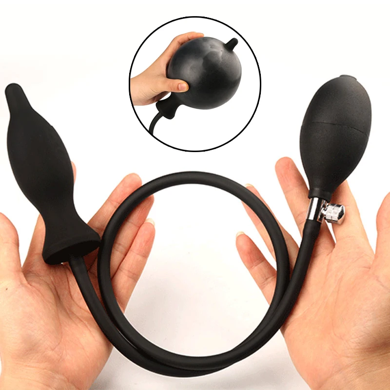 Надувные с анальным отверстием Силиконовый анальный расширитель открытый