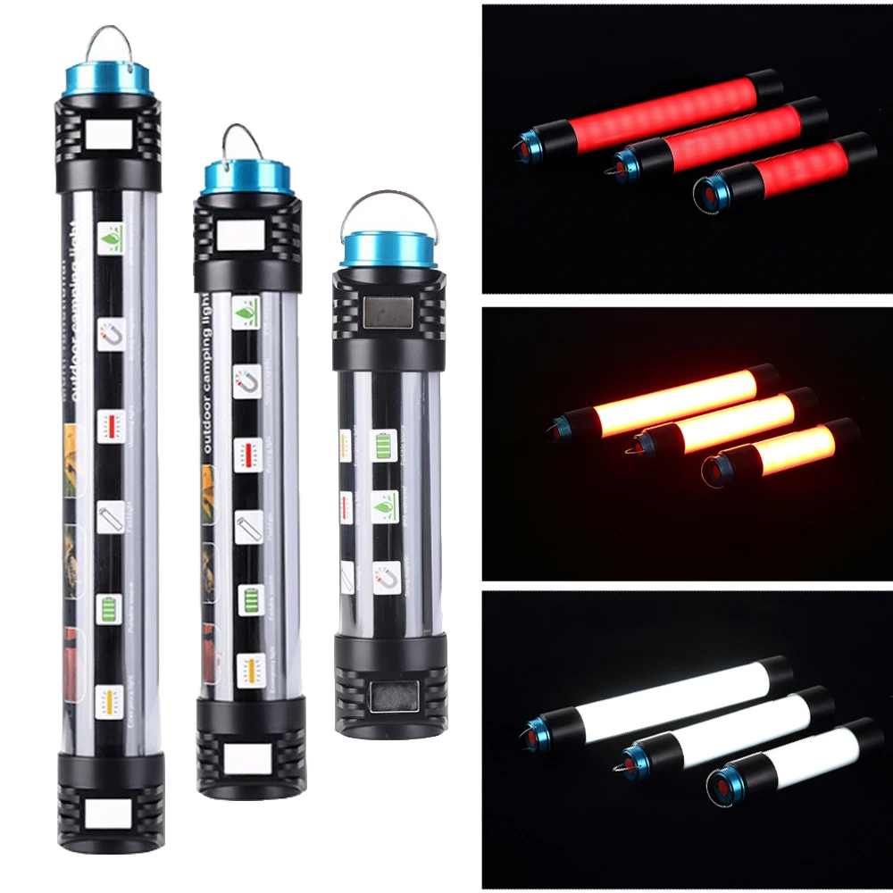 USB перезаряжаемая портативная вспышка IP65 водонепроницаемая 6 режимов