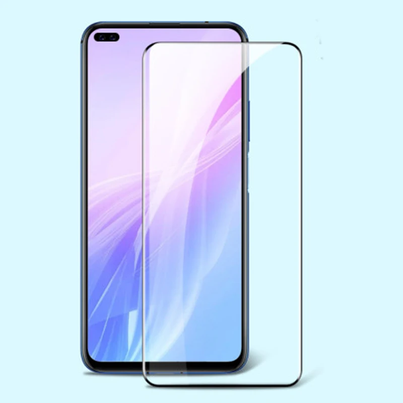 Полностью клеящееся закаленное стекло с полным покрытием для Huawei Nova 6 Nova6 защита