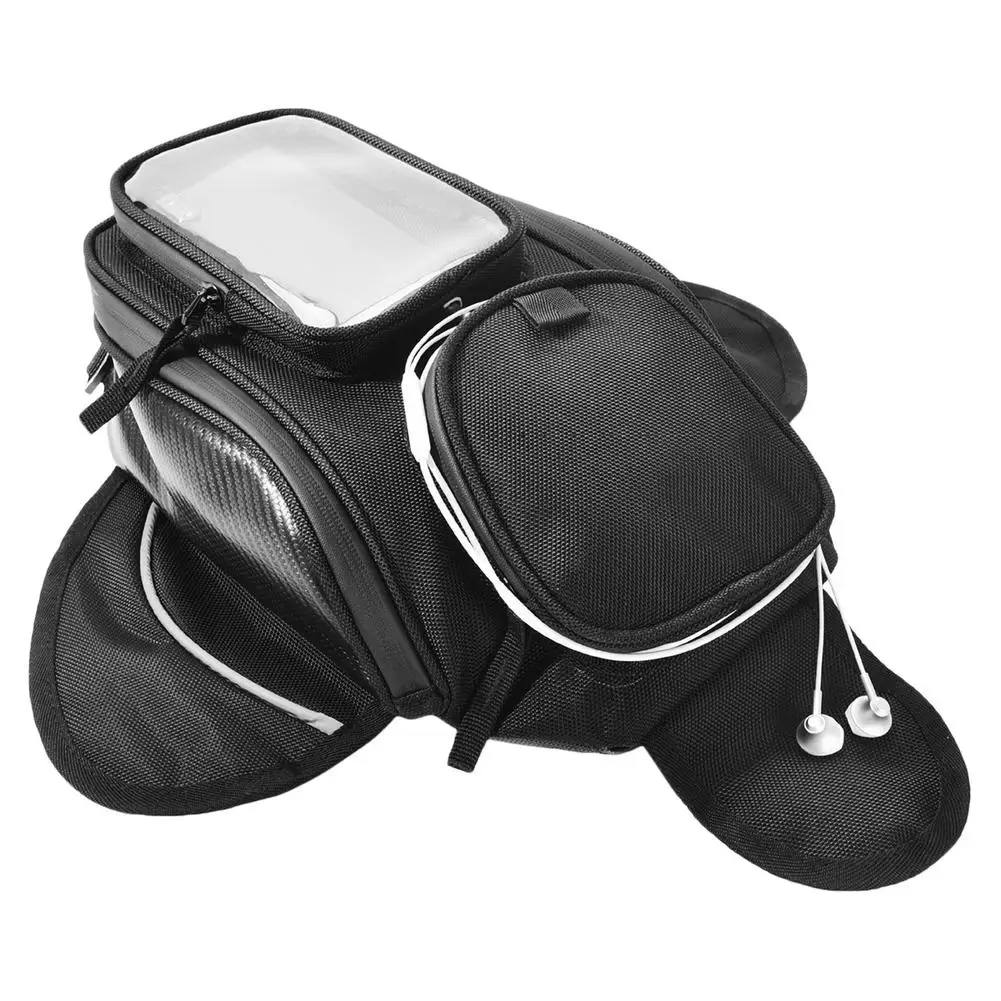 

Motorcycle Bags Non-slip Waterproof Oxford Cloth Fabric Motobike Tank Bags Multi-functional Phone Holder Motorcycle Storage Bags