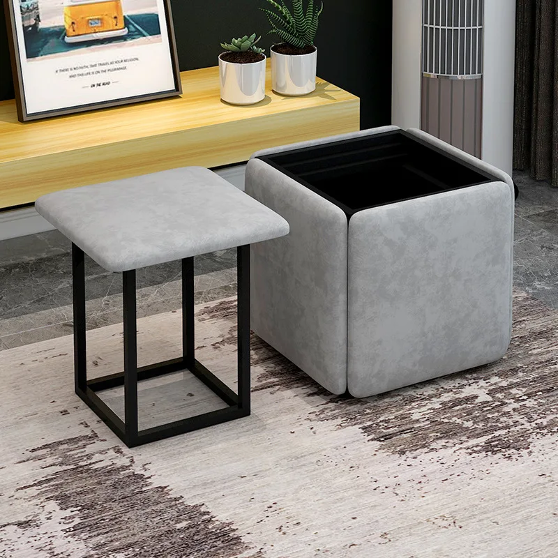 

5 в 1 диван-стул мебель для гостиной домашний Кубик Рубика комбинированный складной стул железные многофункциональные стулья для хранения с...
