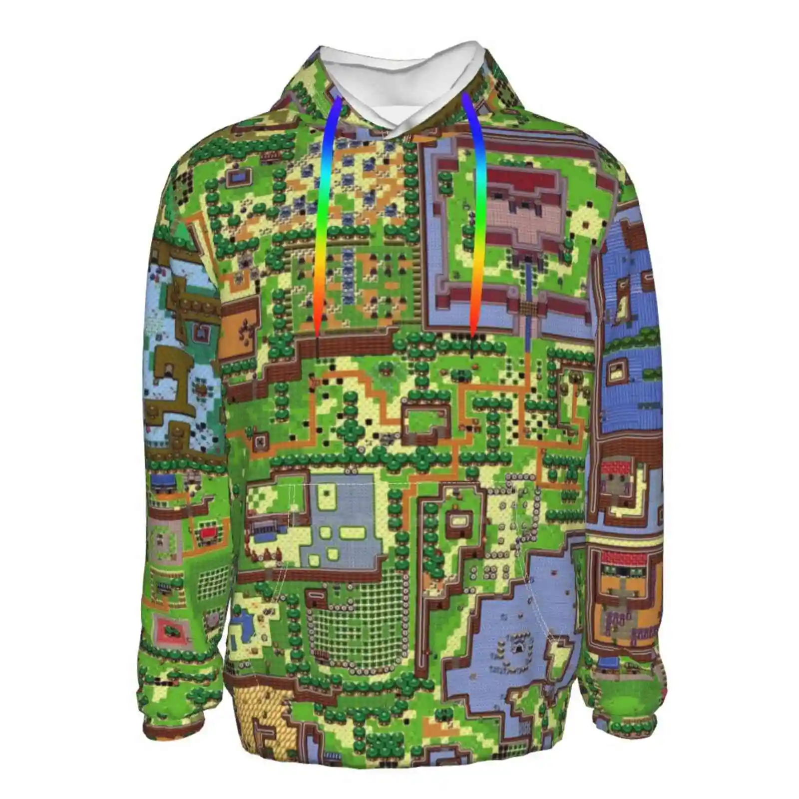 

Толстовка с капюшоном с 3D изображением карты острова кохолинта из мультфильма «Легенда о»