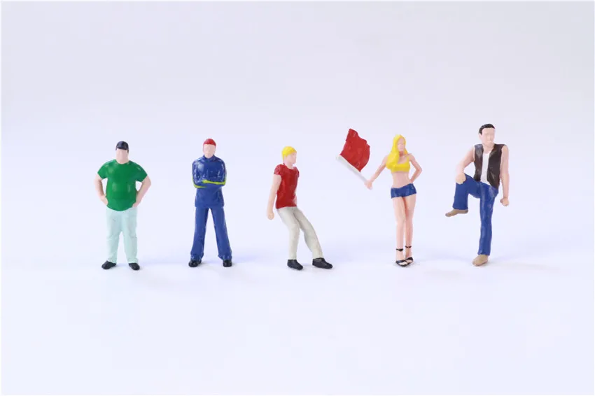Мини фигурка из ПВХ 1:64 игровое поле набор людей модель игрушек 5 шт./компл.|Игровые
