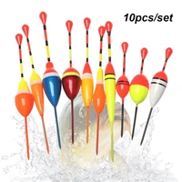 10pcs new outdoor assorted sizes slip drift tube light stick floats ice fishing lure float indicator floats bobbers