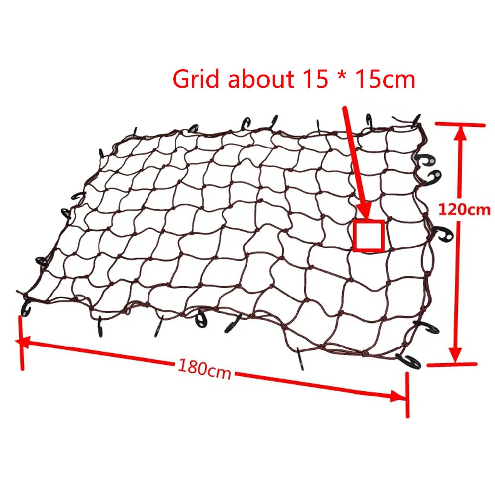 Universal Car SUV Truck Trailer Cargo Roof Rack Basket Organizer Net Bag Multipurpose Elastic Mesh Luggage Rope | Автомобили и