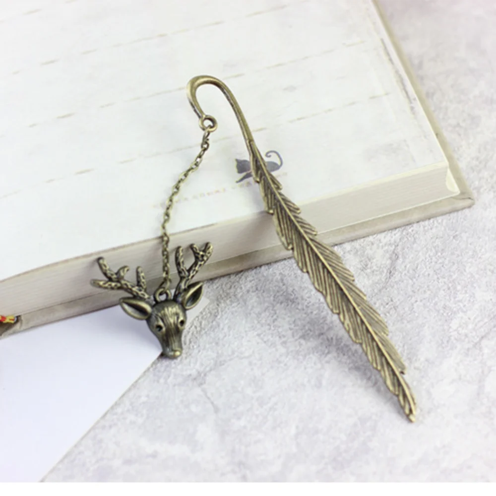 1 шт. креативная бронзовая Закладка в виде лошади Очаровательная башня звезда