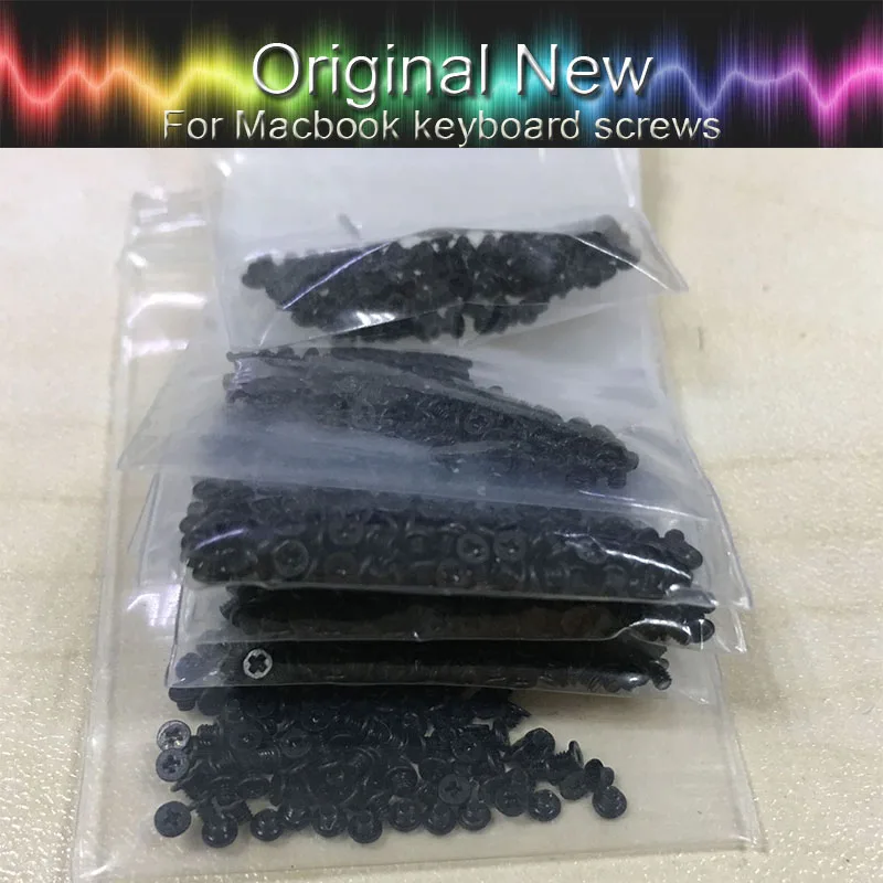 Новые винты для клавиатуры 100 шт. Macbook Pro Air Retina A1342 A1278 A1286 A1297 A1370 A1465 A1369 A1466 A1425 A1502 A1398