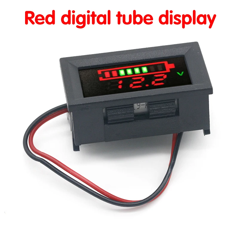 Двойной цифровой Дисплей многофункциональное транспортное средство вольтметр
