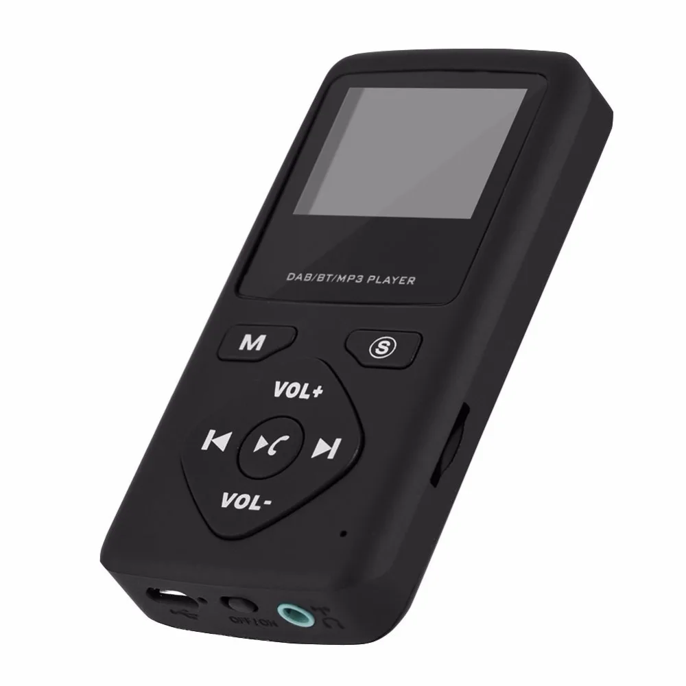 Портативный карманный цифровой радиоприемник DAB/DAB + Bluetooth 4 0 ЖК-экран плееры с