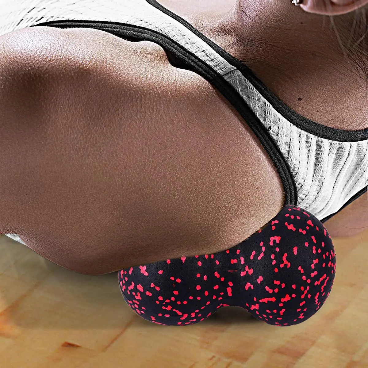 Портативная форма для йоги самомассажный мяч Myofascial релиз фитнес арахисовый