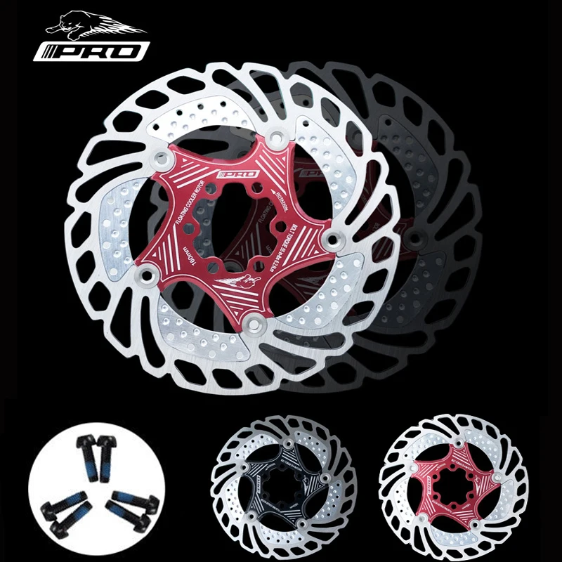 

MTB Bicycle 140/160/180/203mm disc brake rotor floating thickening Disc 6-bolts quick cooling ultra-light disc Cycling Parts