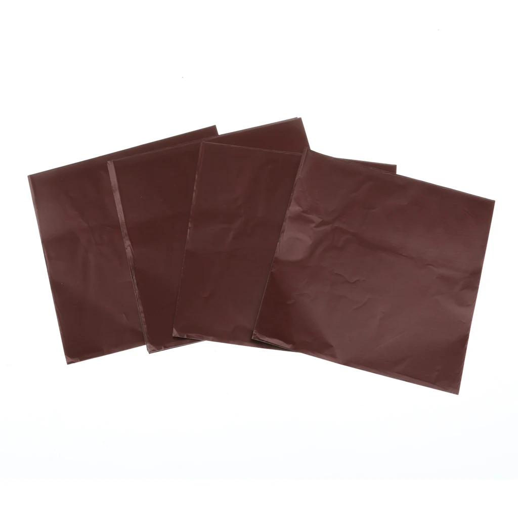 Квадратная фольга обертки упаковка для конфет шоколада леденец партии цветная